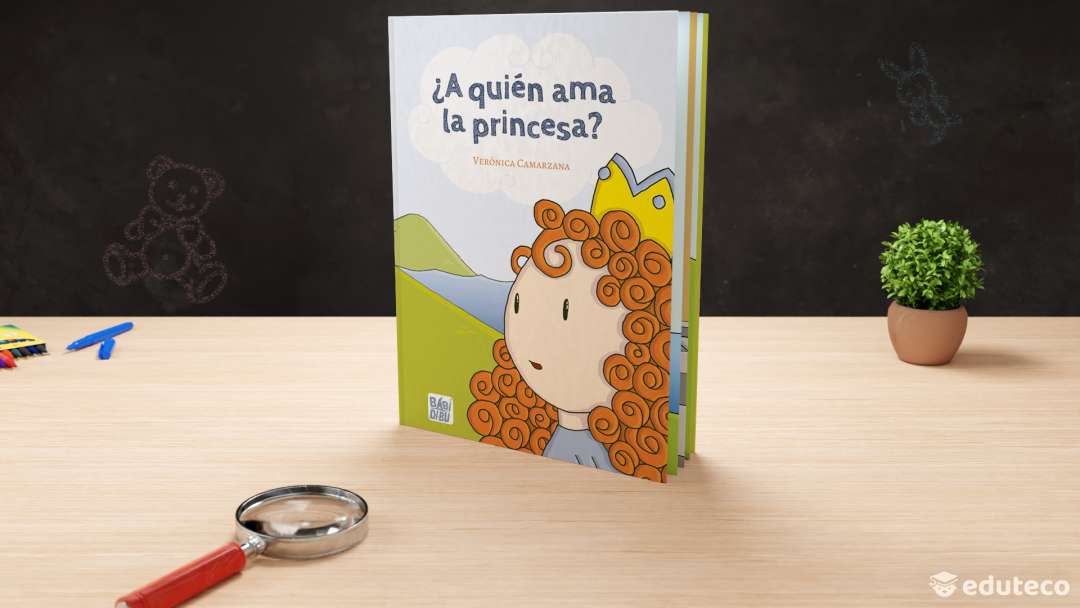 Portada del libro ¿A quién ama la princesa? autor: Verónica Camarzana