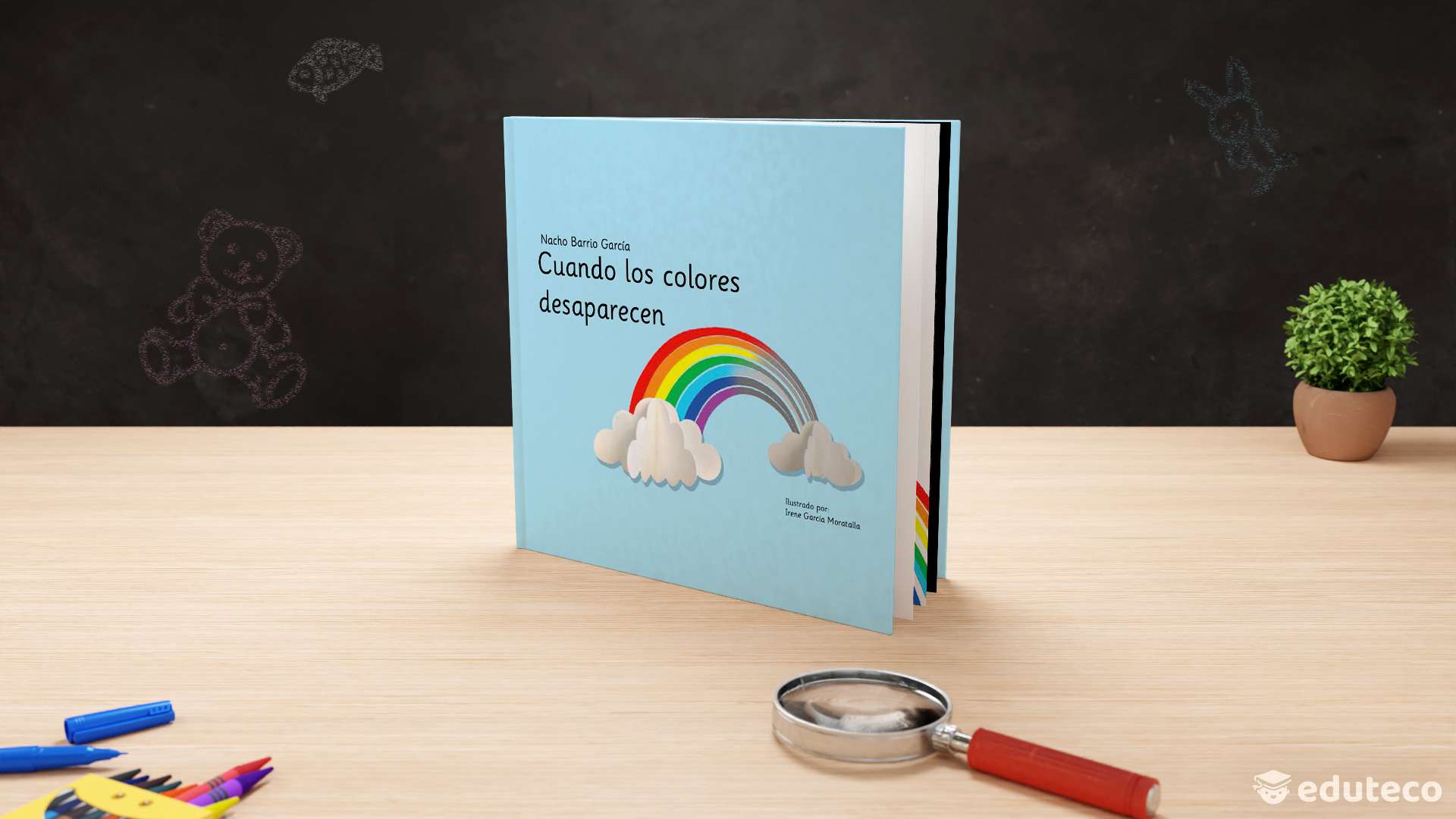Portada del libro Cuando los colores desaparecen autor: Nacho Barrio Garcia