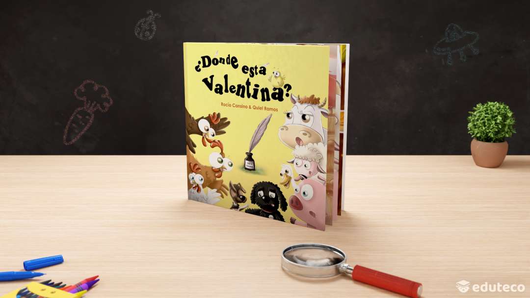 Portada del libro ¿Dónde está Valentina? autor: Rocío Cansino