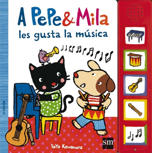 reseña del libro A Pepe y Mila les gusta la música