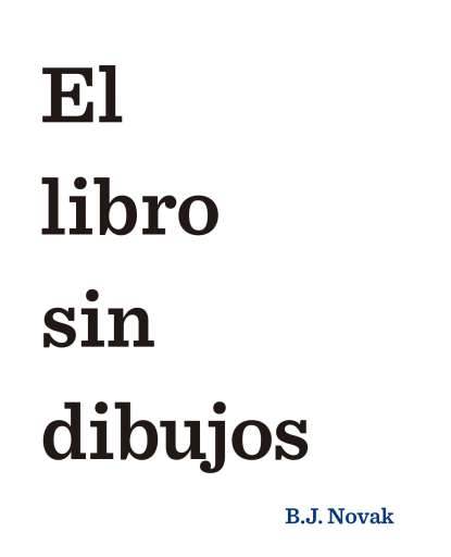 reseña del libro El libro sin dibujos