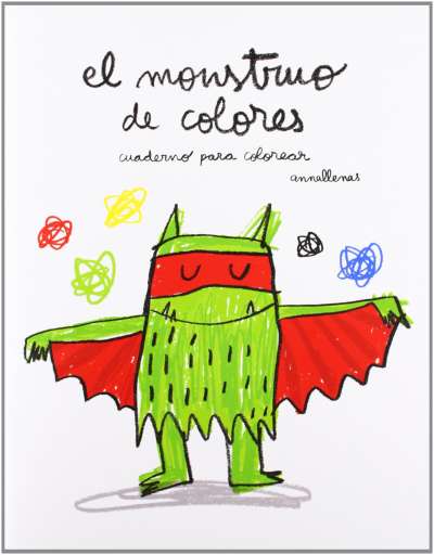 reseña del libro El monstruo de colores : Cuaderno para colorear