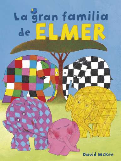 libro La gran familia de Elmer Números