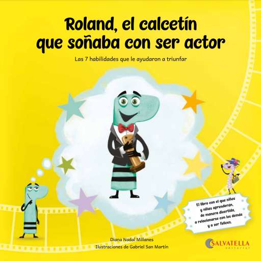 reseña del libro Roland, el calcetín que soñaba con ser actor