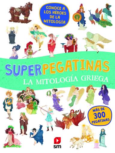 reseña del libro Superpegatinas La mitología griega