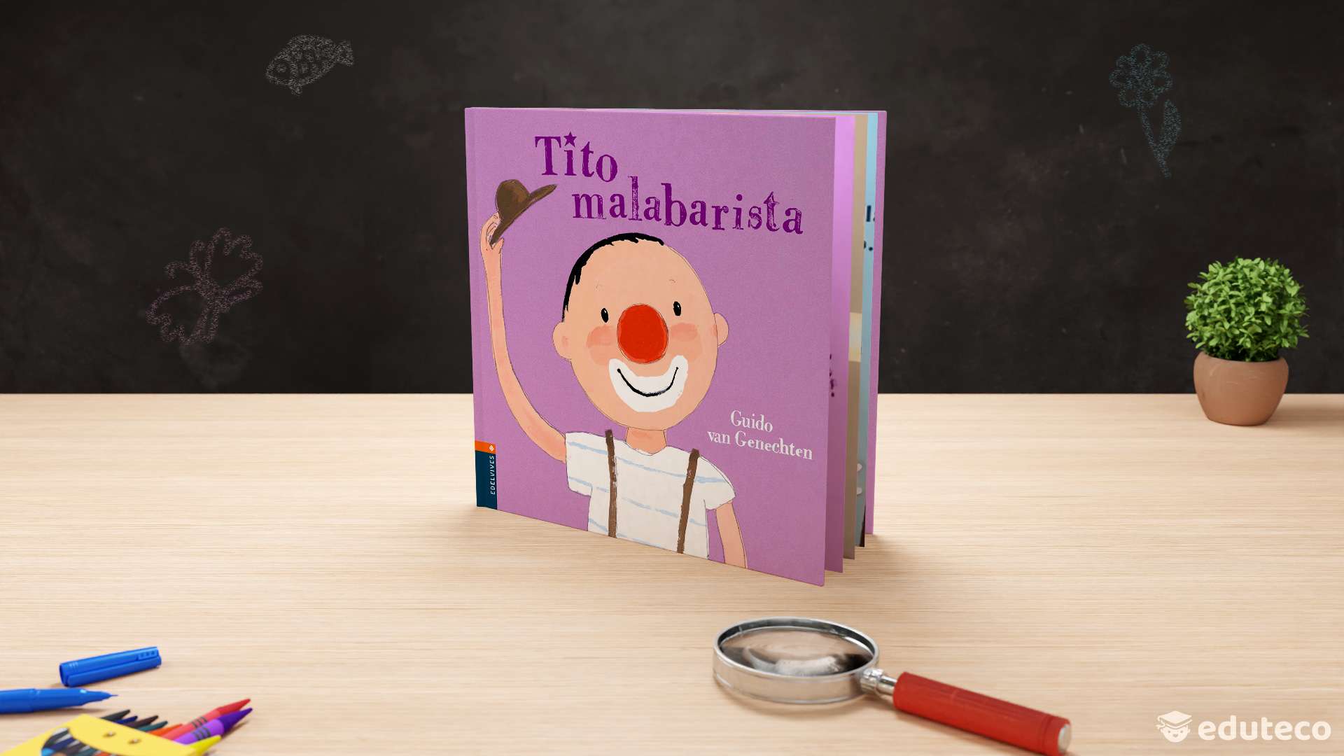 Portada del libro Tito malabarista autor: Guido van Genechten