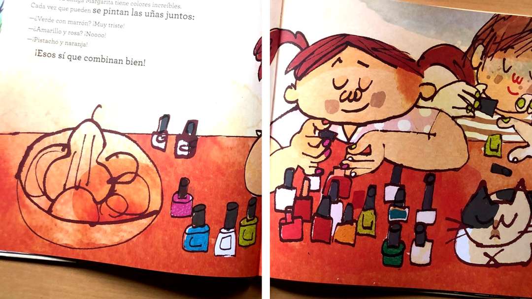 Review del libro ¡Vivan las uñas de colores! autor: Alicia Acosta, Luis Amavisca